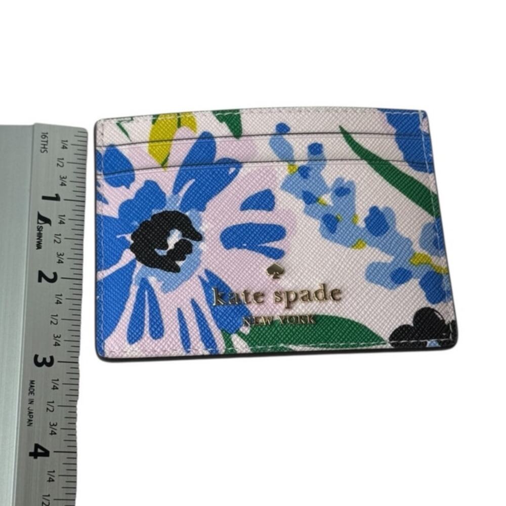 Kate Spade Boxed Madison Floral Small Slim Card Holder - Picture 5 of 10